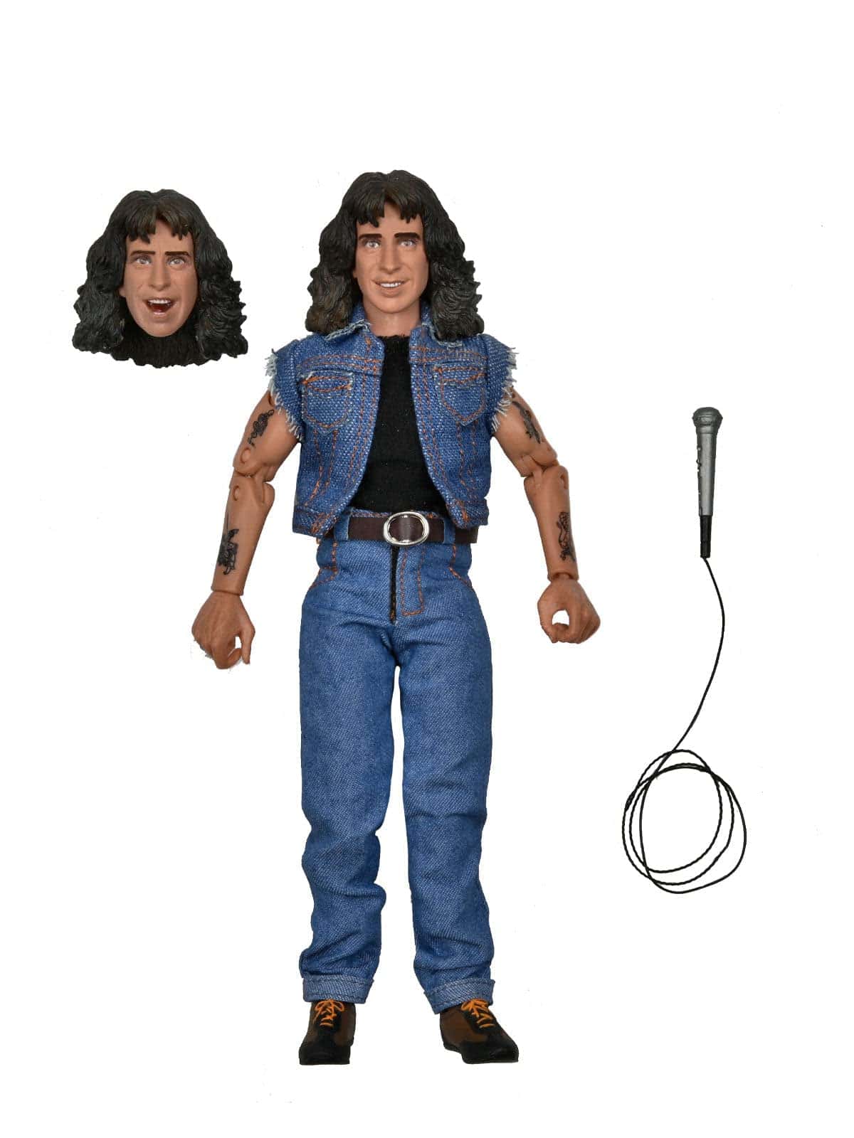 Figura de Acción NECA - AC/DC - Bon Scott de 8" con Ropa