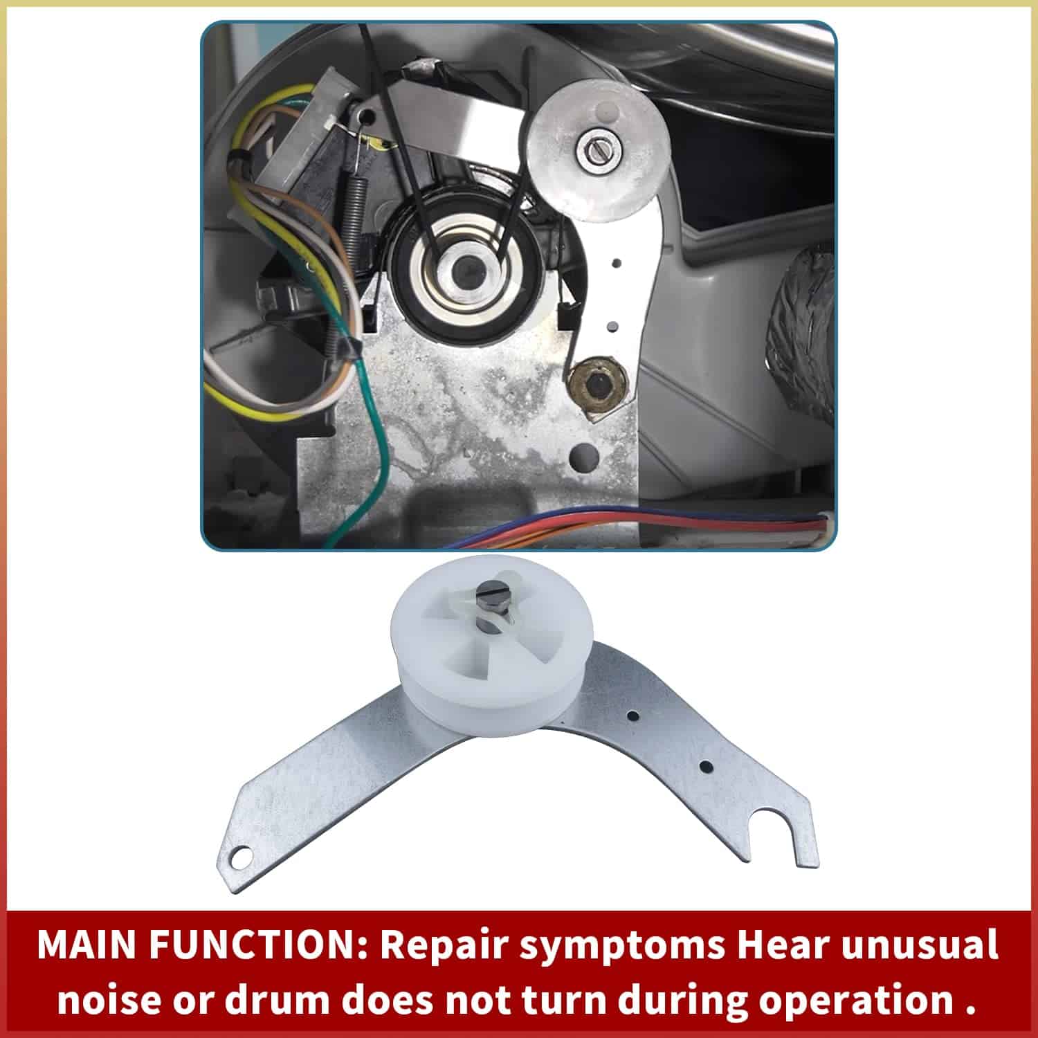 131863007 Brazo de polea loca de la secadora - Repuesto - Imagen 3