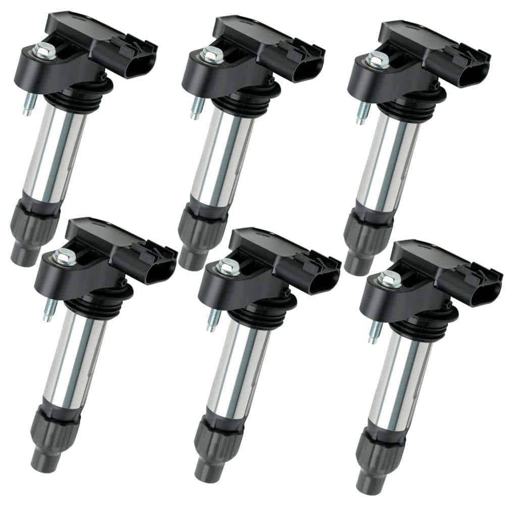 Juego de 6 Paquetes de Bobinas de Encendido Compatible con
