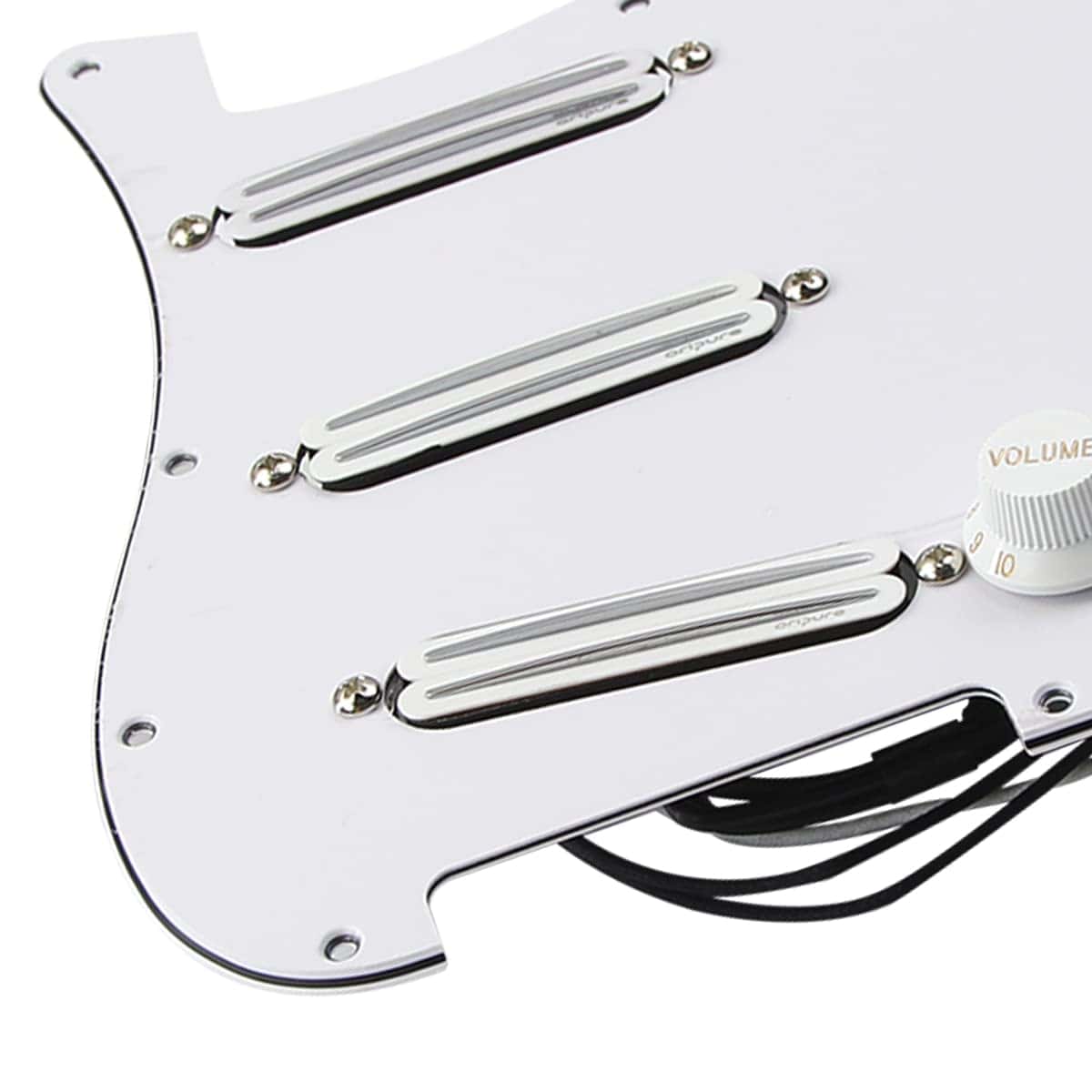 Set de Pickguard Strat precableado SSS con Alnico 5 Hot - Imagen 6