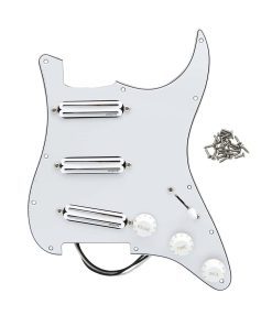 Set de Pickguard Strat precableado SSS con Alnico 5 Hot