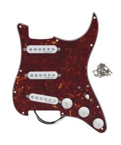 Set de Pickguard Strat precableado con pastillas de bobina