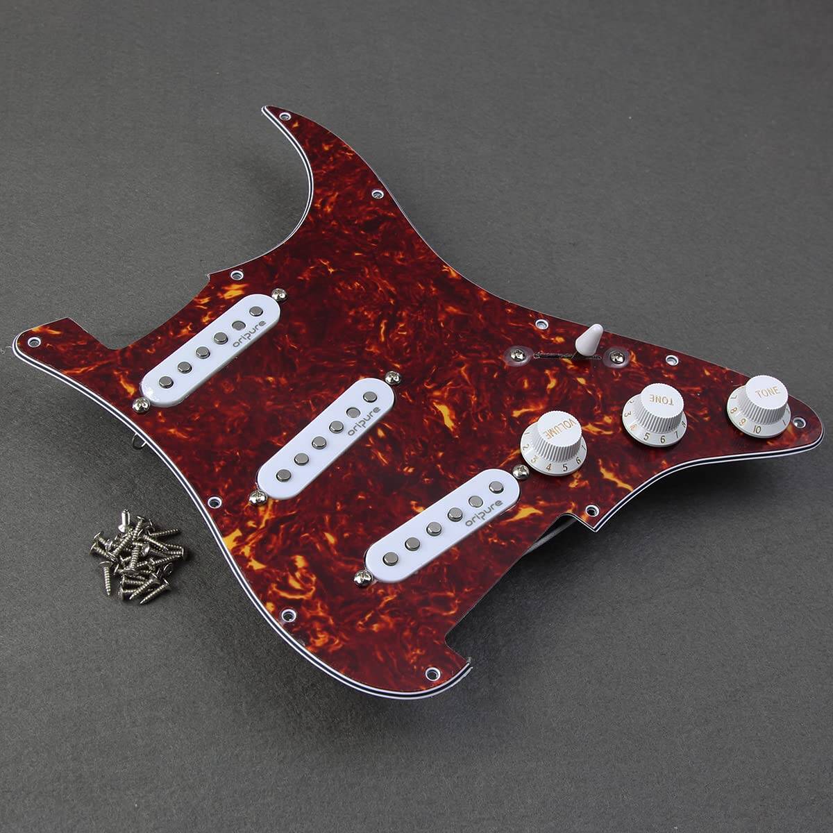 Set de Pickguard Strat precableado con pastillas de bobina - Imagen 4