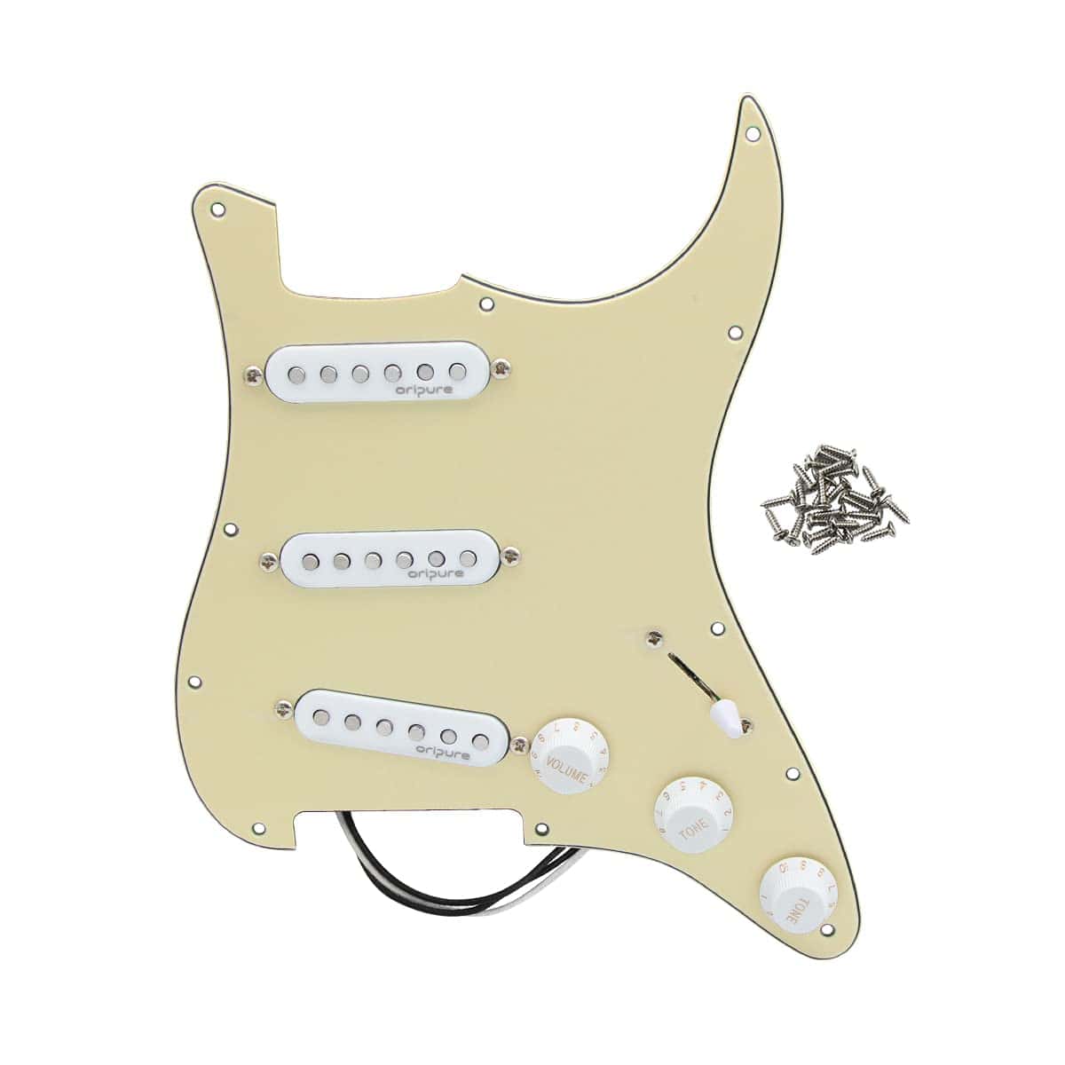 OriPure Prewired Pickguard con Set de Pastillas de Alnico 5