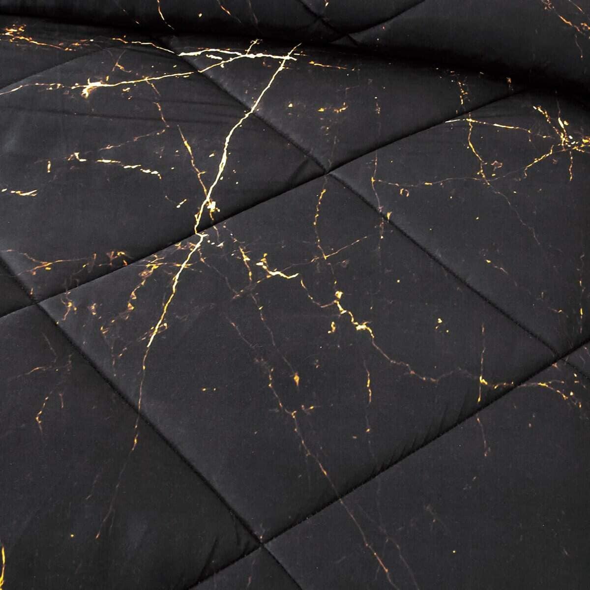 Juego de edredones aoaoaoway Marble Black Queen, 5 Piezas - Imagen 10