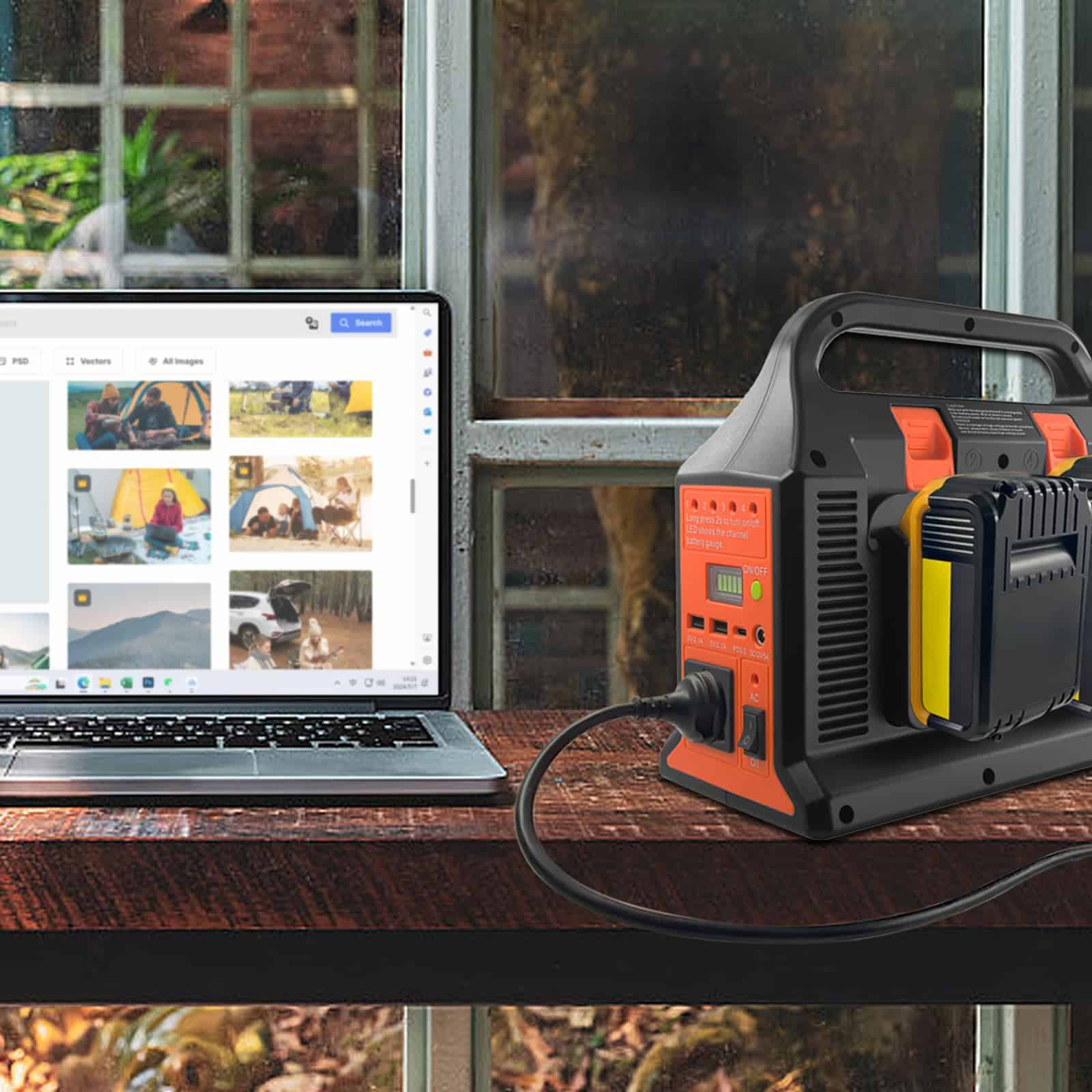 Inversor de energía portátil TEPULAS 300W para batería de - Imagen 8