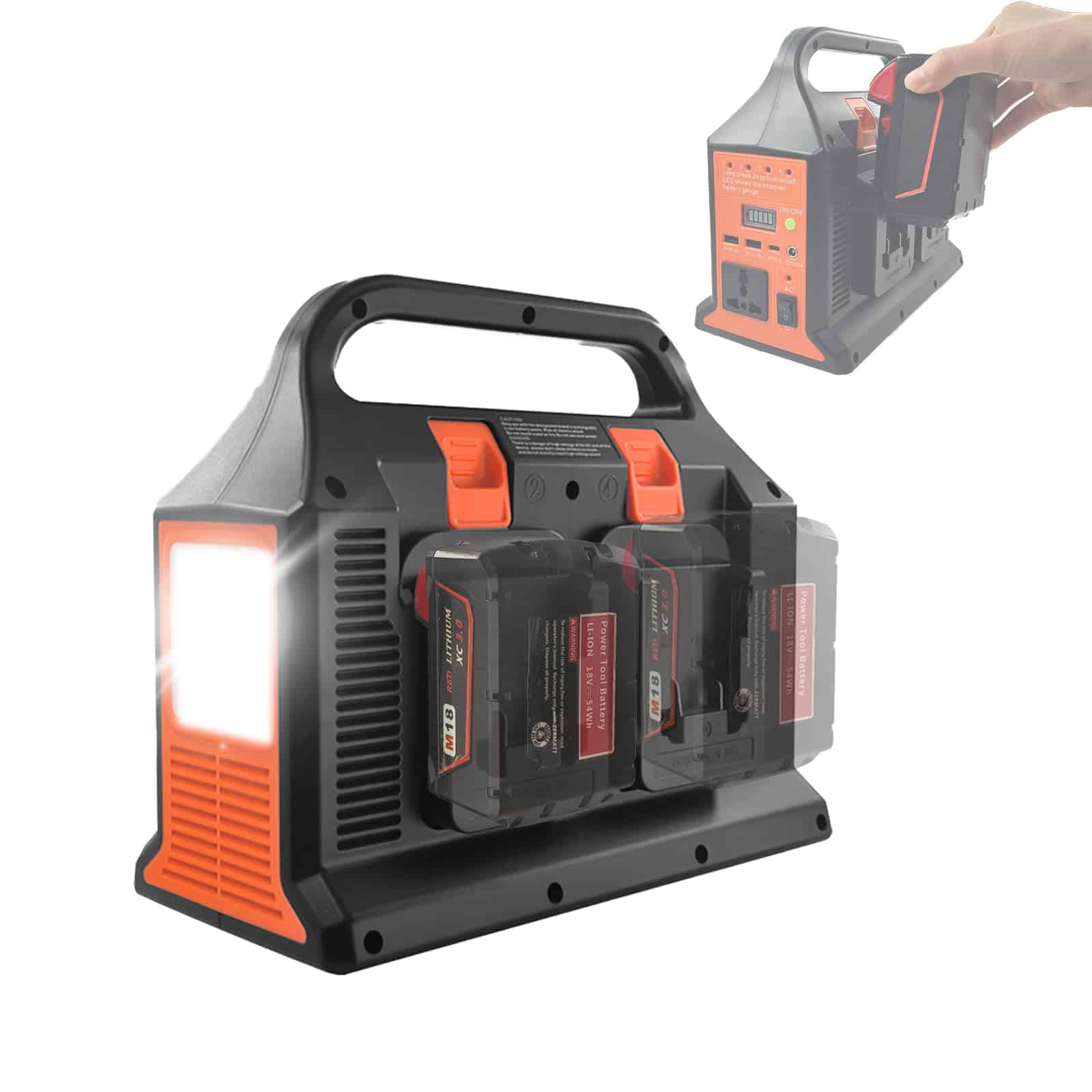 Inversor de Potencia Portátil TEPULAS 300W para Batería