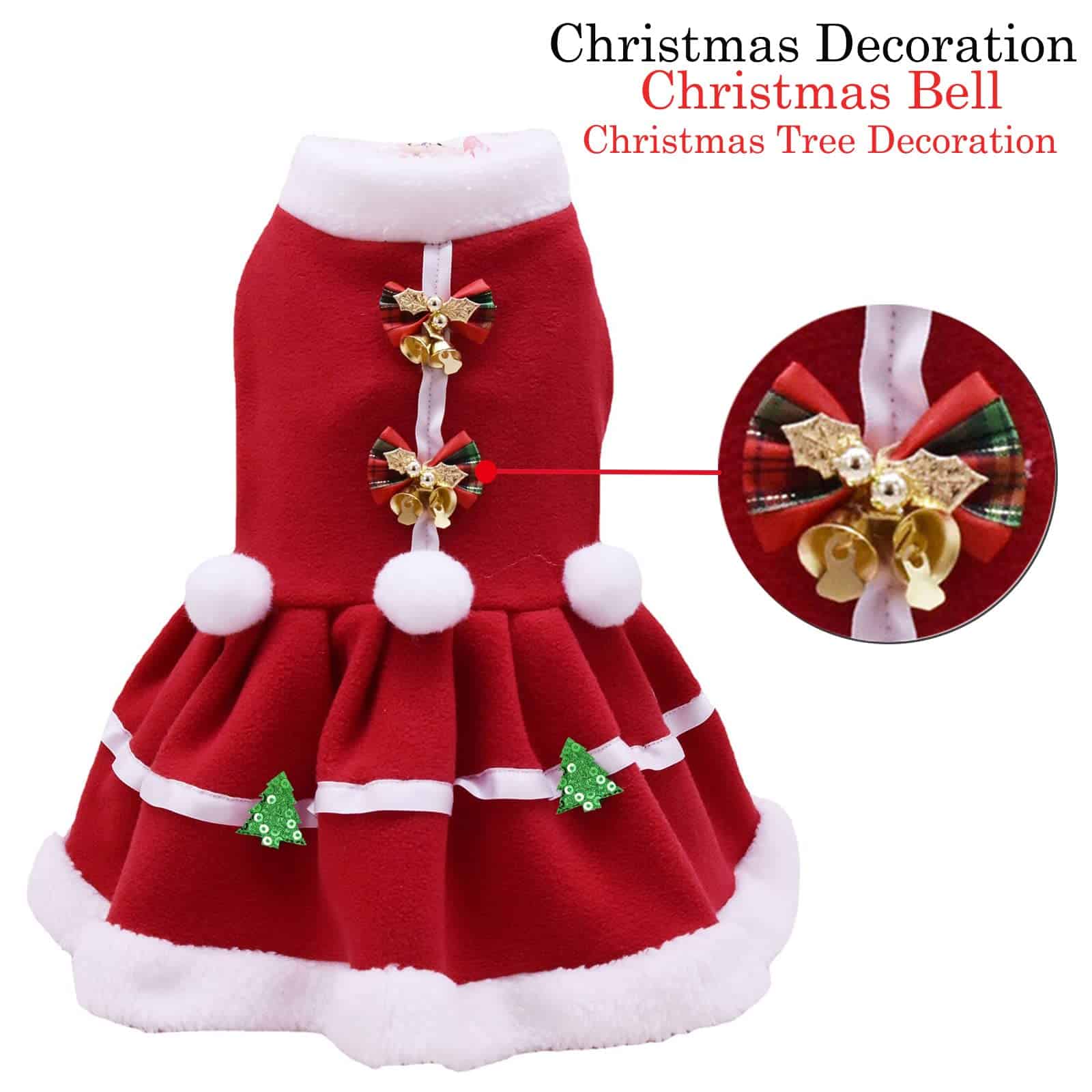 Ropa de Navidad para Mascotas Perro Santa Claus Invierno - Imagen 5
