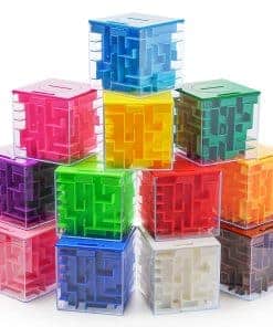 12 Pack Money Maze Puzzle Box para Regalo de Efectivo,