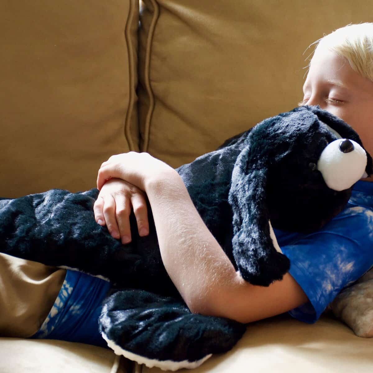 Manta Ponderada BARMY para Niños (25"x19", 4lb) Perro, - Imagen 8