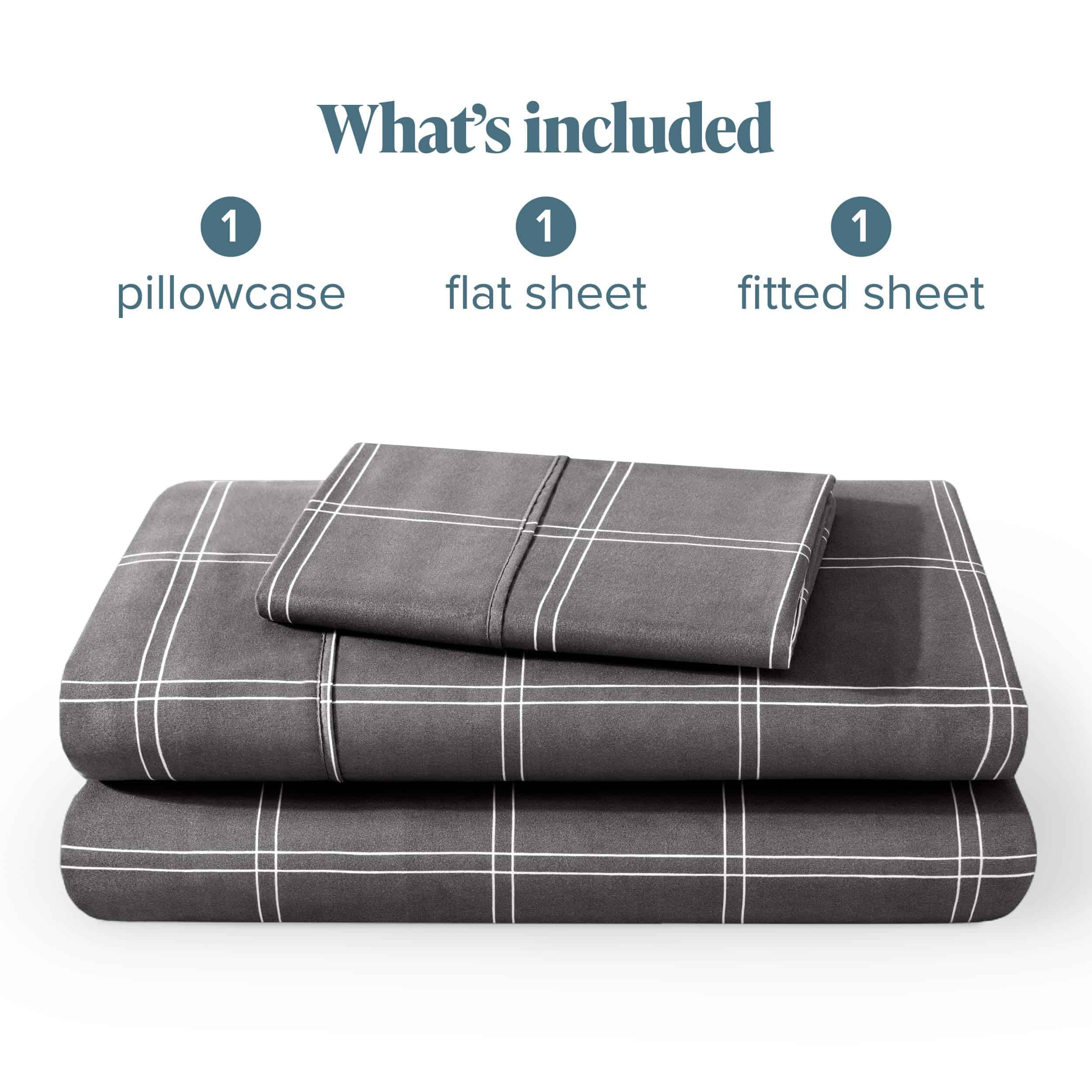 Juego de sábanas Twin Bare Home - Sábanas de cama Twin de - Imagen 8