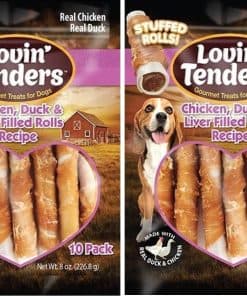 Golosinas para Perros Lovin' Tenders Rollos de Piel de