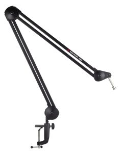 Brazo de microfono en angulo ajustable de acero inoxidable