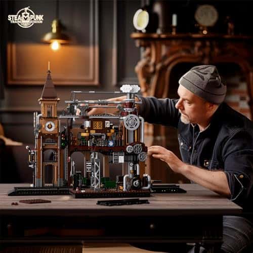 Juego de construcción de iluminación para estación de tren - Imagen 8