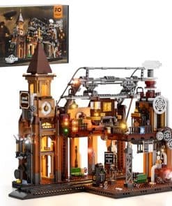 Juego de construcción de iluminación para estación de tren