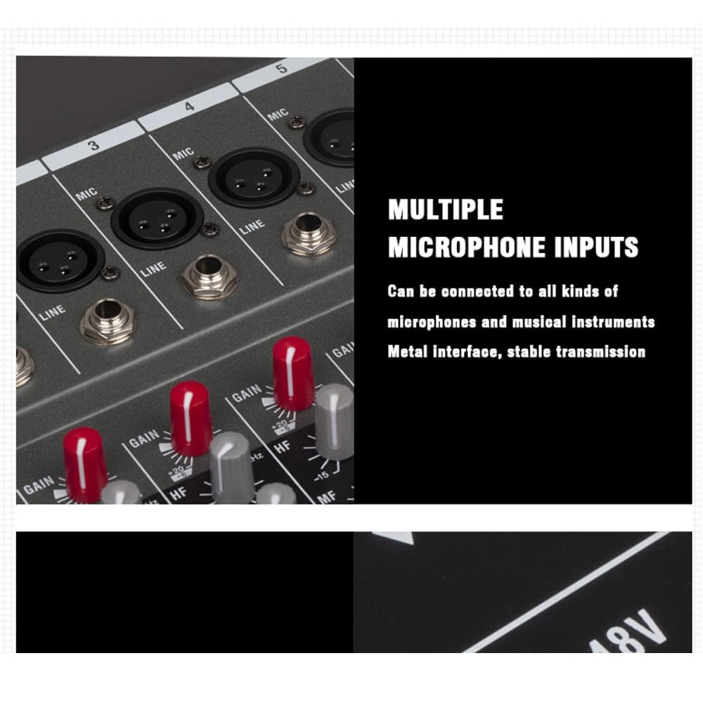 Mixer Profesional Weymic CK-60 (6 Canales) para Grabación - Imagen 10