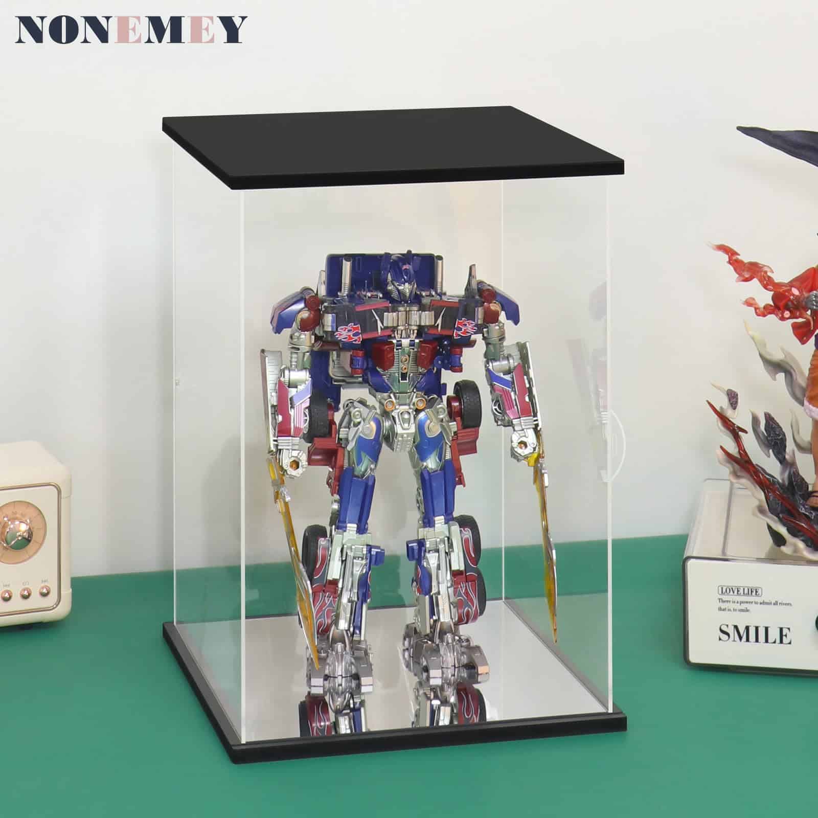 Caja de exhibición de acrílico transparente NONEMEY con luz - Imagen 8