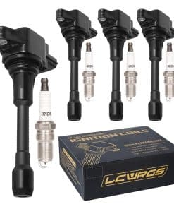 Conjunto de 4 Bobinas de Encendido y Bujías Compatible con
