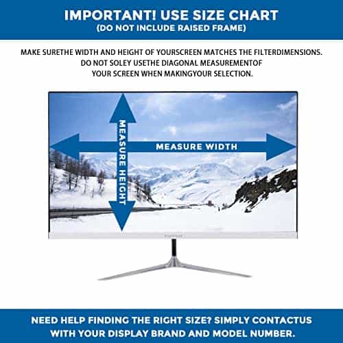 Filtro de pantalla de privacidad para computadora JIEYKJO - Imagen 3