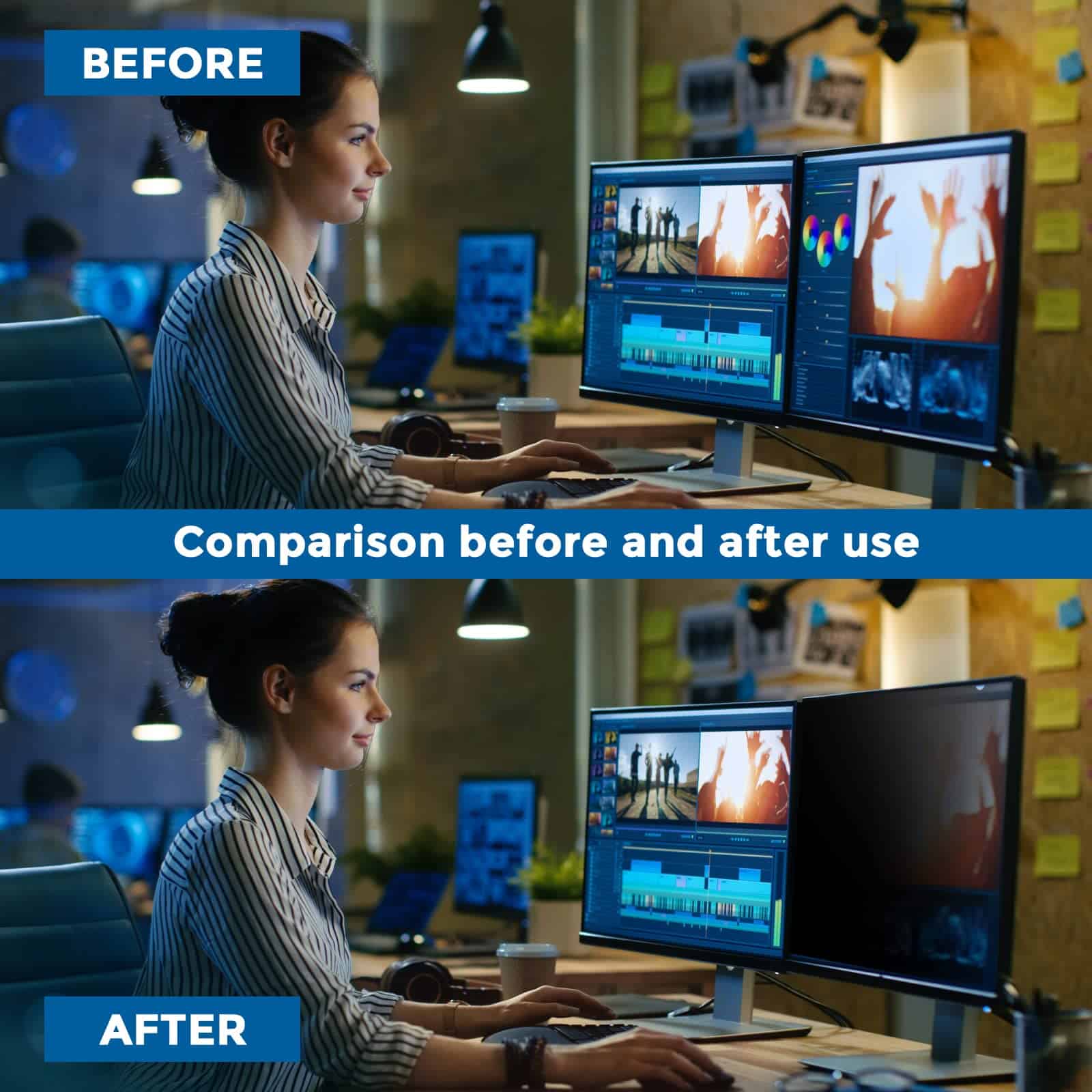 Filtro de Privacidad de Pantalla de Computadora JIEYKJO de - Imagen 5