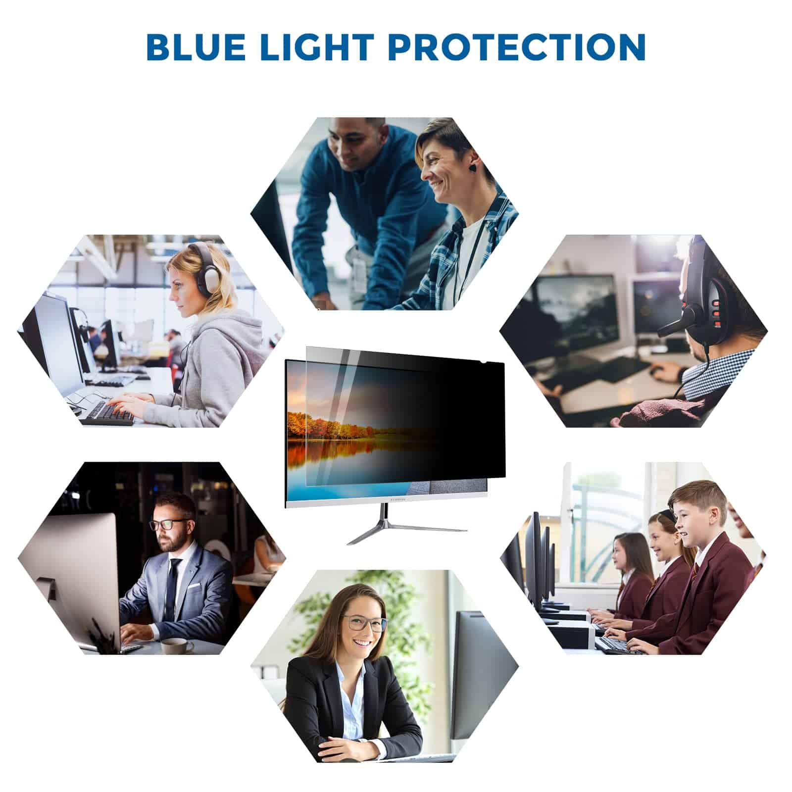 Filtro de Privacidad de Pantalla de Computadora JIEYKJO de - Imagen 8