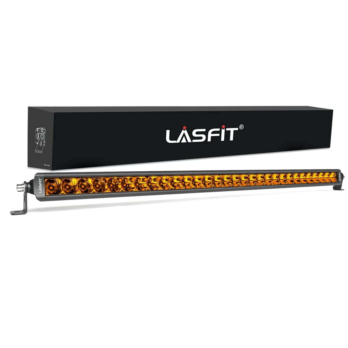 Barra de Luces LED Ámbar LASFIT de 52 pulgadas, Barra de
