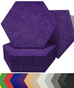 Paneles acústicos hexagonales para insonorización - Paquete