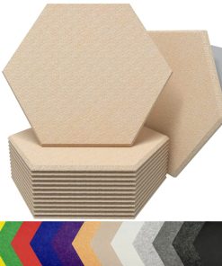 Paneles Acústicos Hexagonales para Absorción -SoundAssured