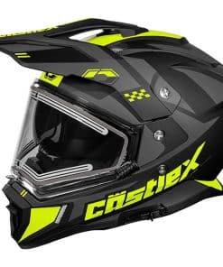 Casco de nieve eléctrico para deportes duales Castle X