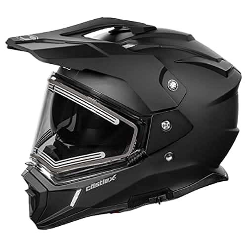 Casco de nieve eléctrico Castle X CX200 Dual Sport (Negro