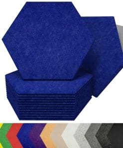 Paneles Acústicos Hexagonales para Reducción -SoundAssured