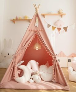 Tienda de campaña para niños con colchoneta acolchada