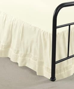 Vlocemon - Falda de cama Queen Size de 14" de caída,