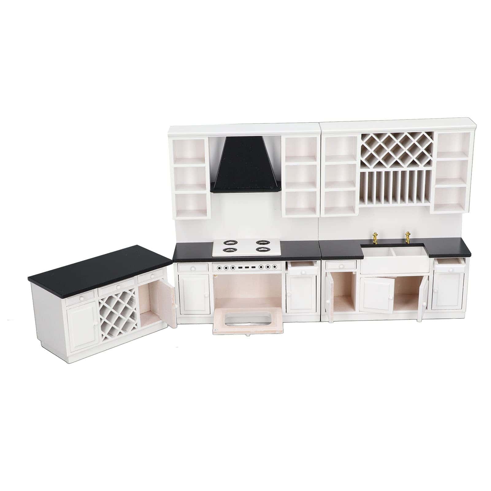 Set de Muebles de Cocina en Miniatura CUEI, Set de Muebles