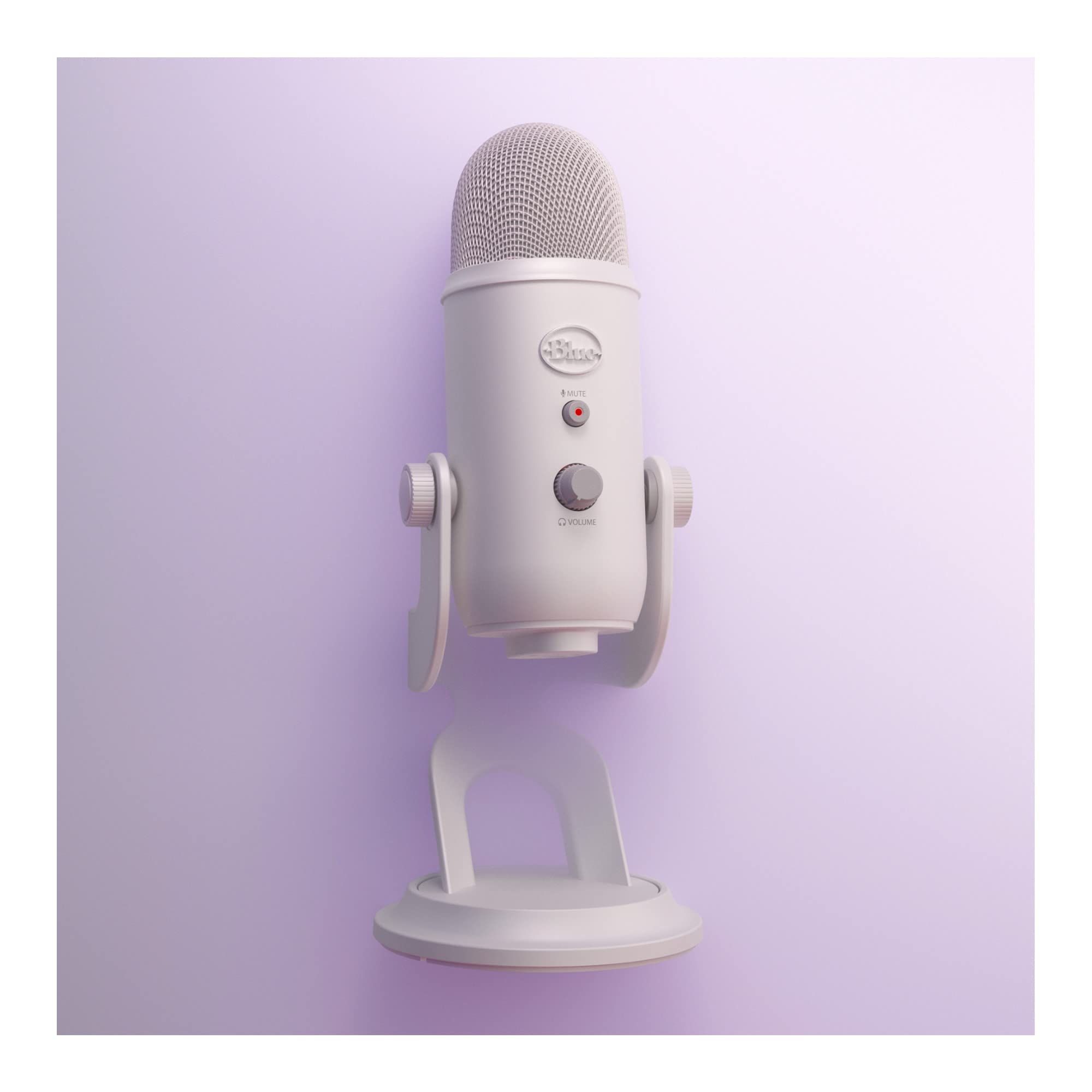 Micrófono USB Blue Yeti (Blanco Mist) con Soporte de Brazo - Imagen 10