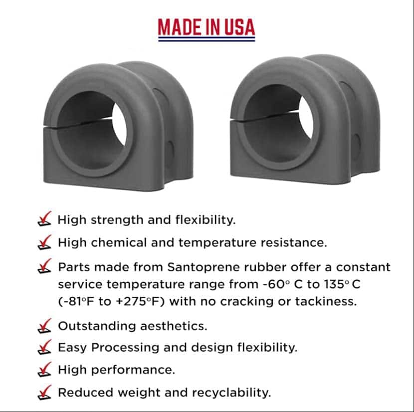 8PC Soporte de Barra Estabilizadora delantera / trasera + - Imagen 4