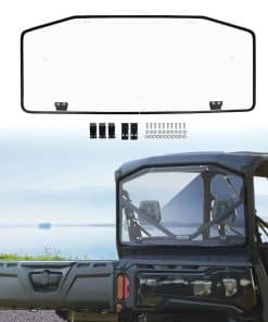 CUSAUTV Parabrisas Trasero Completo Transparente Compatible