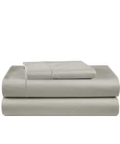 Juego de sábanas de algodón egipcio 100% LANE -Plata