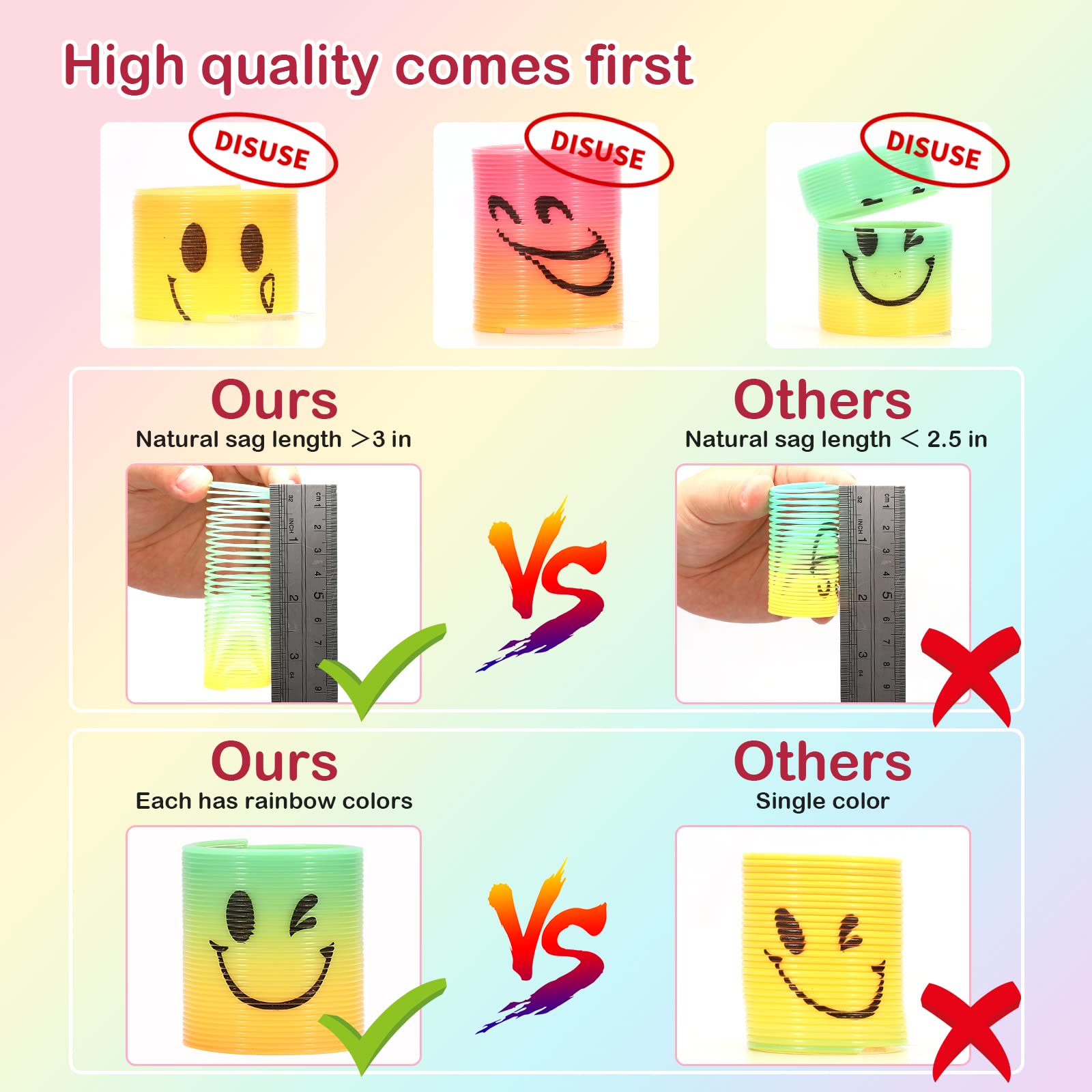 AZEN 200 Pcs Mini Spring Party Favors para Niños 3-5 4-8, - Imagen 7