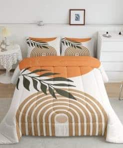 Juego de edredón Abstracto Sol Luna tamaño King, Set de