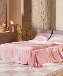 Juego de Sábanas de Satén King Size HENGWEI, Juego de