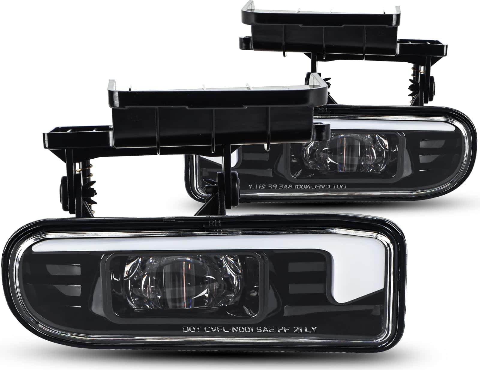AMONLY Luces LED antiniebla con DRL compatibles con Chevy