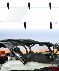 CUSAUTV Parabrisas Trasero Completo Transparente Compatible