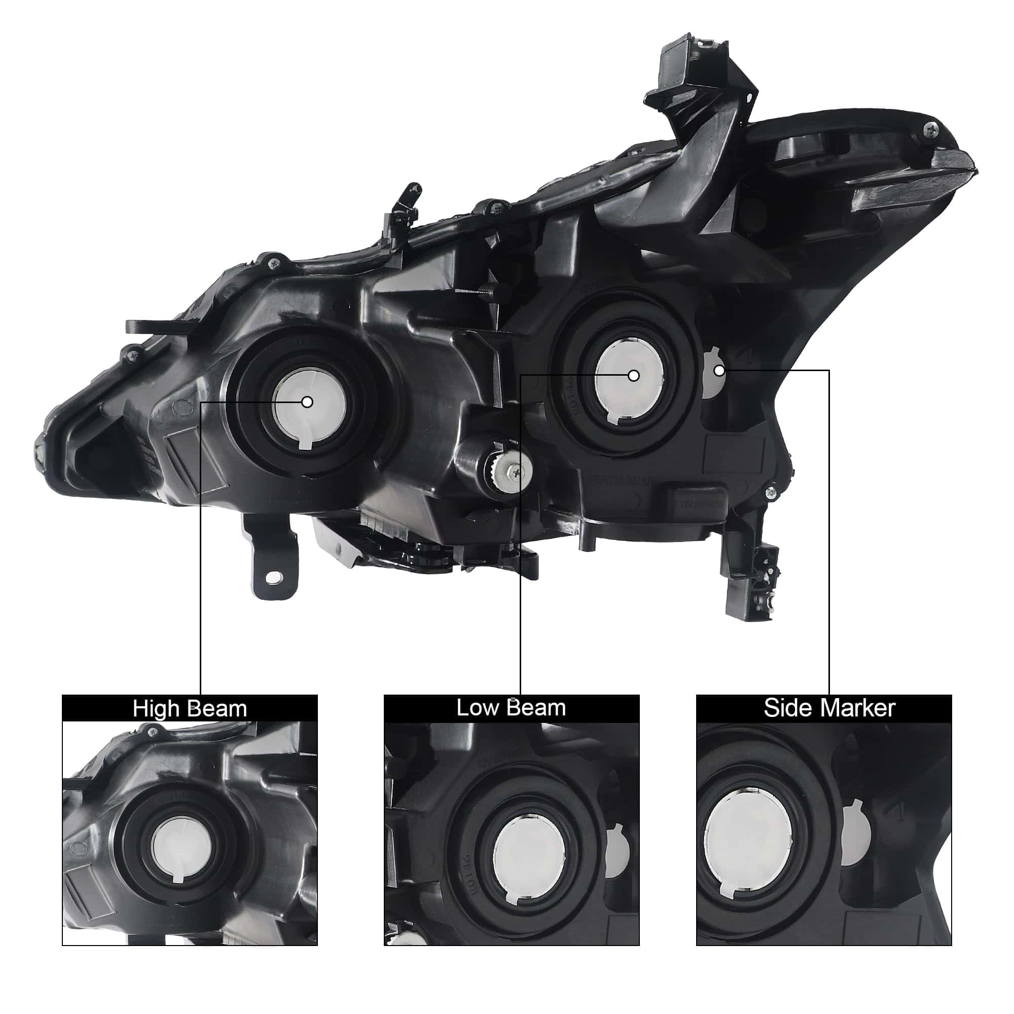 Faros Delanteros Daume para Nissan Altima 2013 2014 2015 - Imagen 4