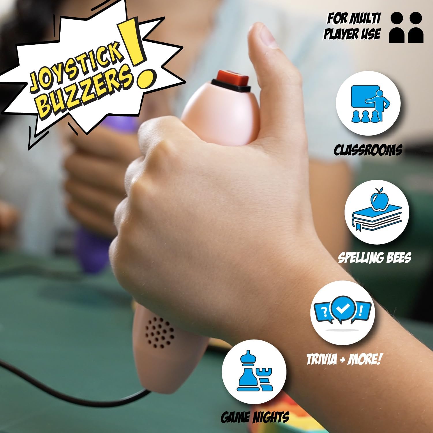 Sistema de Juego de Buzzer Joystick Teacher's Choice - Imagen 3