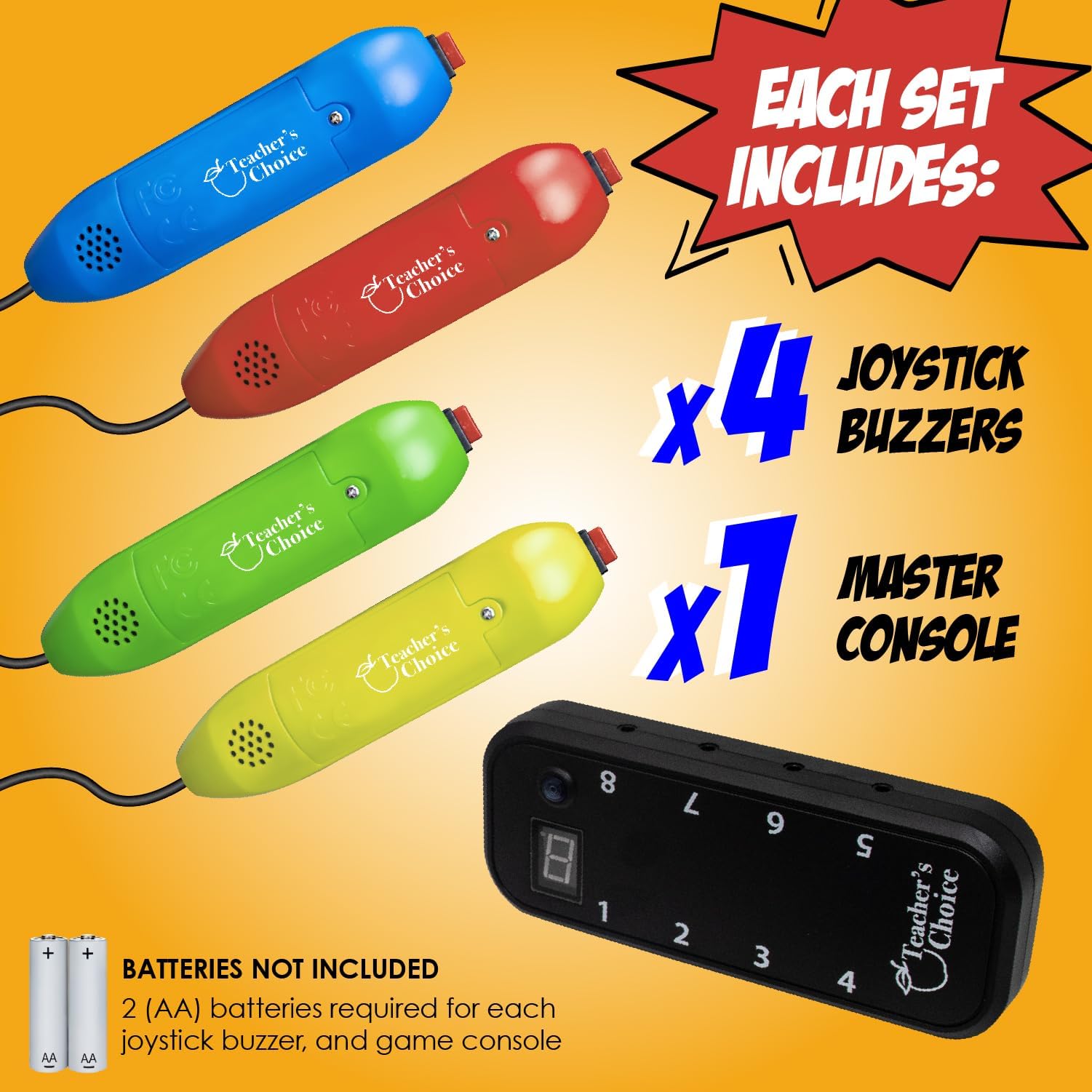 Sistema de Juego de Buzzer Joystick Teacher's Choice - Imagen 7