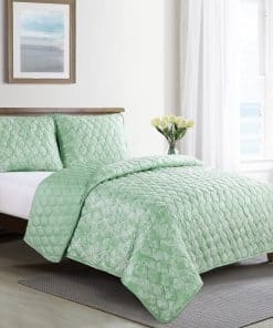 Juego de Colchas Reversibles de 2-3 Piezas Estampadas