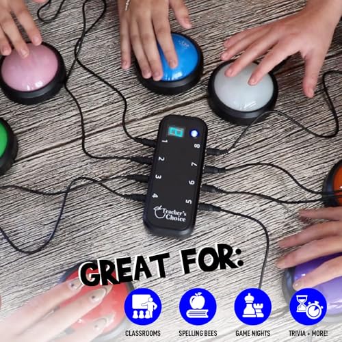 Sistema de Zumbadores para Juegos con Luces Teacher's - Imagen 5