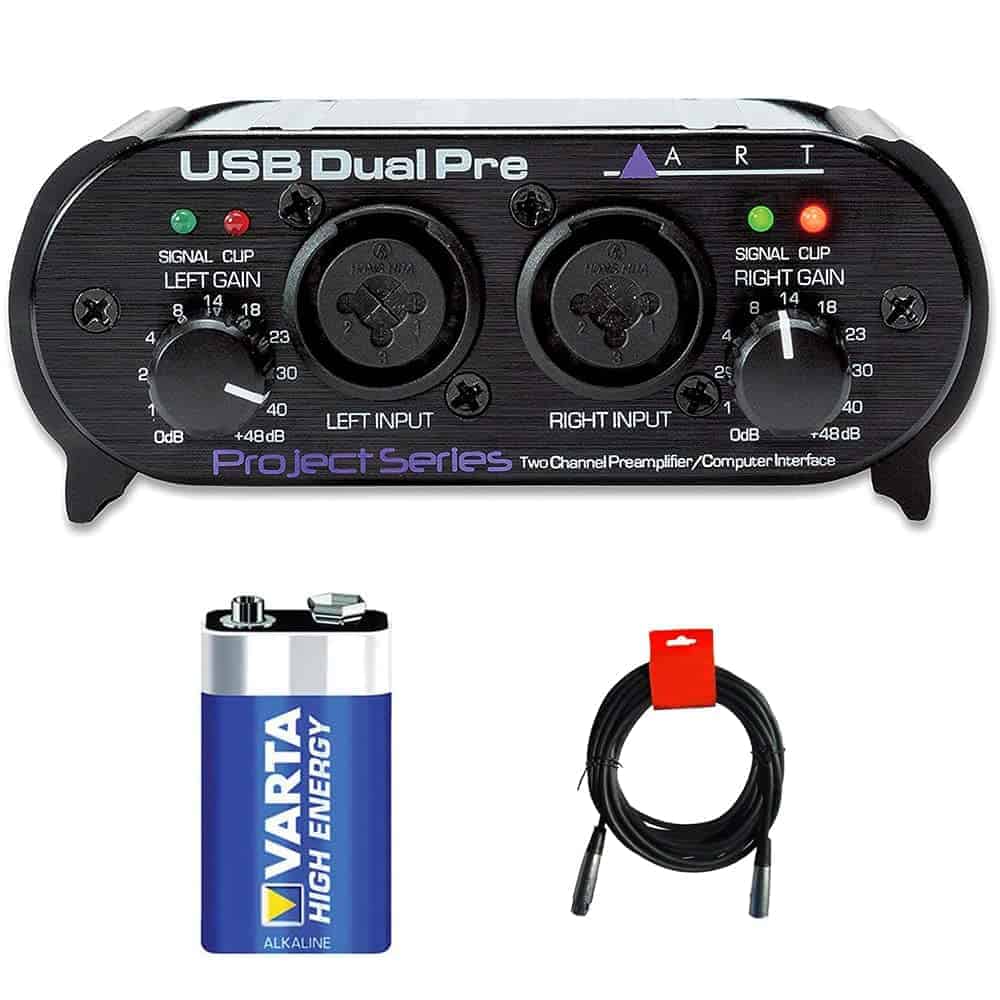 Interfaz de audio digital USB Dual Pre con 2