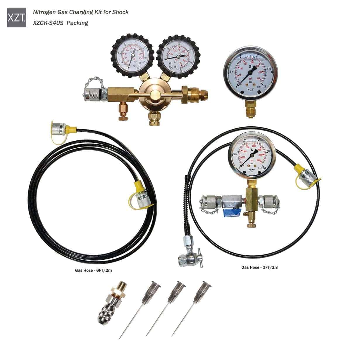 Kit de Prueba de Presión de Gas de Nitrógeno XZT S4 para - Imagen 5